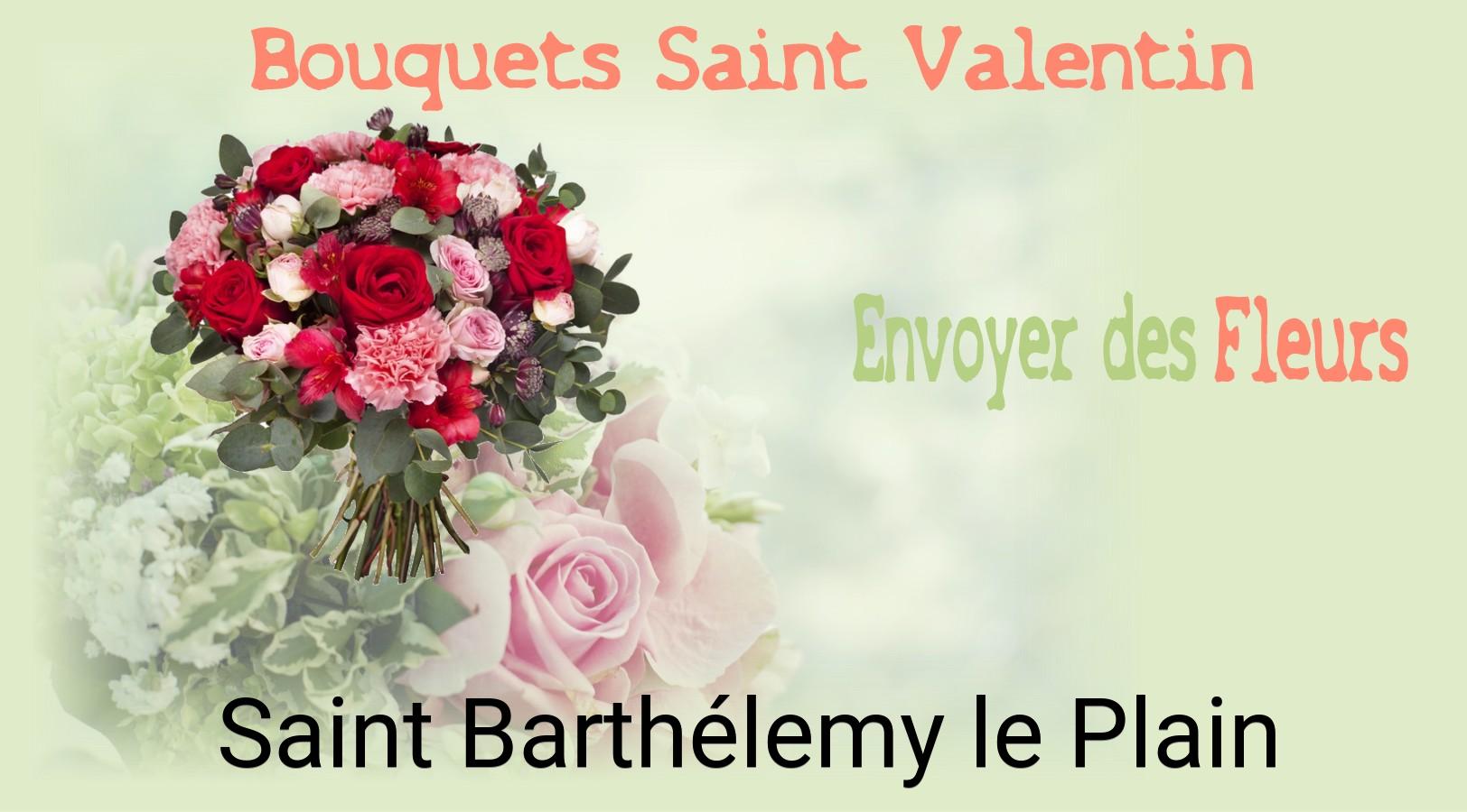 Roses de Saint-Valentin livrées à Saint-Barthélemy-le-Plain